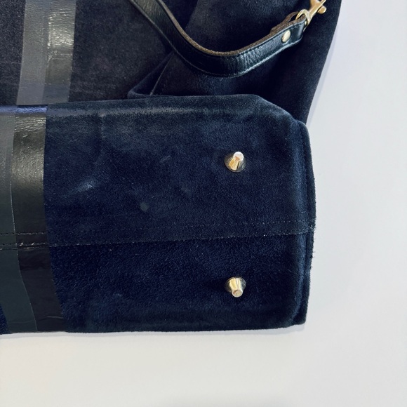 Clare V Navy and Black Satchel - Picture 11 of 16